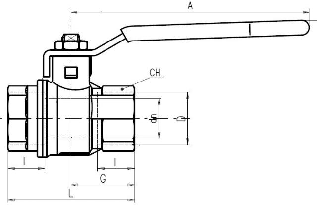 Ball Valve, Lever - Female x Female