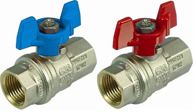 Ball Valve, T-Handle - Female x Female
