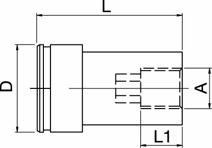 Connector Nipple, Female