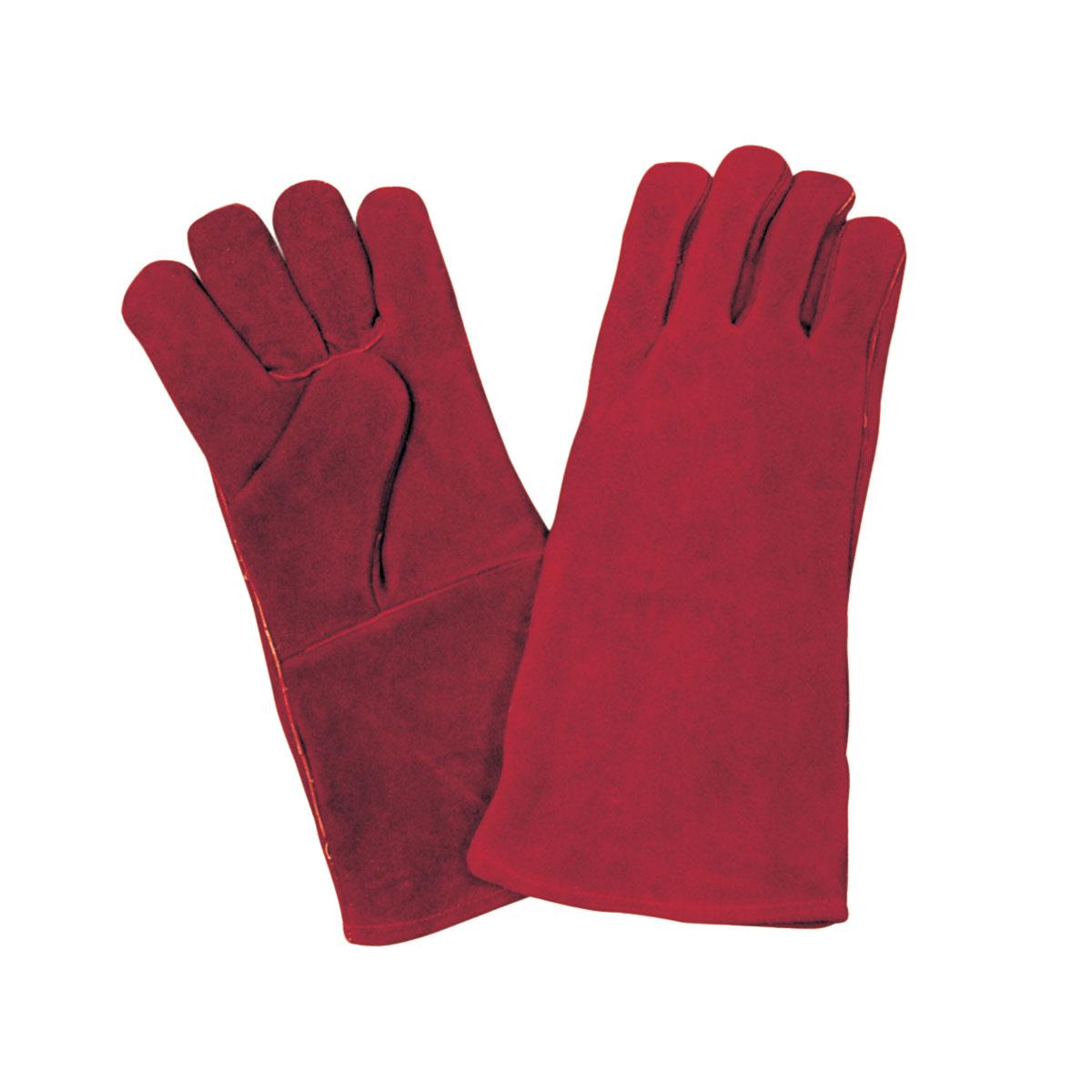 Leather Gauntlet Gloves