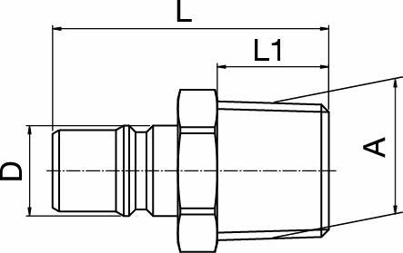 Connector Nipple Short Version