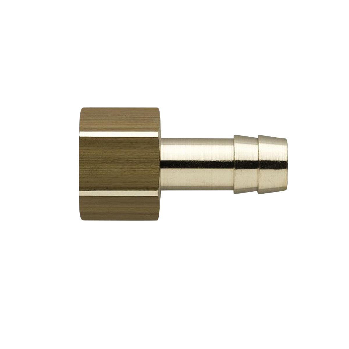 Hosetail Fitting, Female Thread, Swivel Nut and 60° Cone Seat