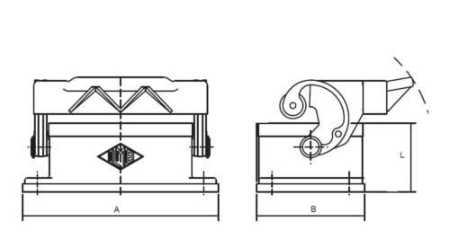 Panel Mount Base, Single Lever