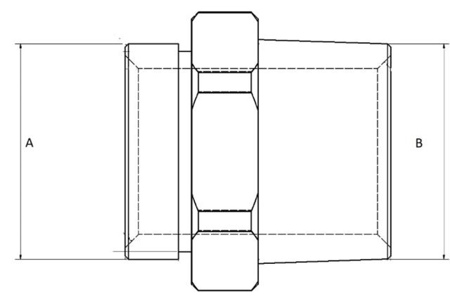 Equal Connector for Stainless Manifolds