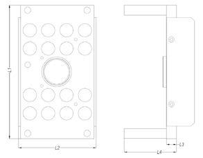 Multi Coupling Plate (Mould Side) with Mounting Holes