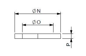 Retaining ring for ø20-Ø50 cups